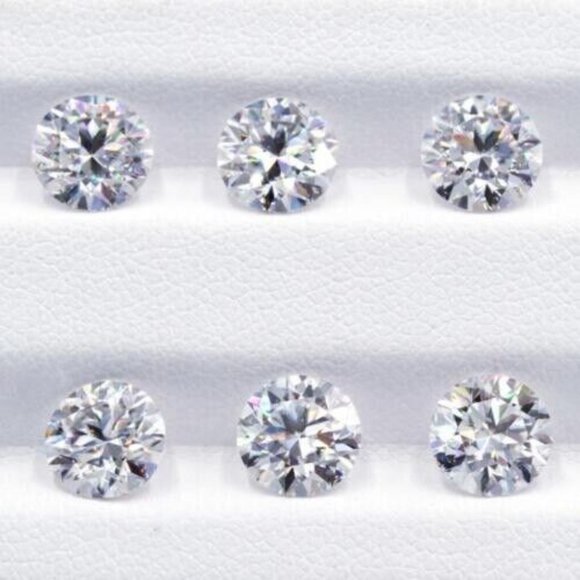 GRA Certified Loose Moissanite Round Stones D VVS1 All Sizes 5mm - Picture 4 of 9